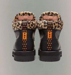 PDF Channel Strada Low Boots Black Leopard